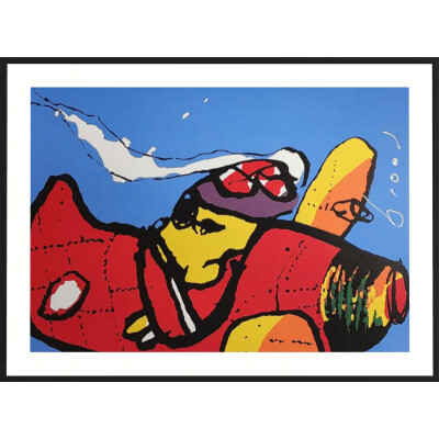 red baron herman brood zeefdruk