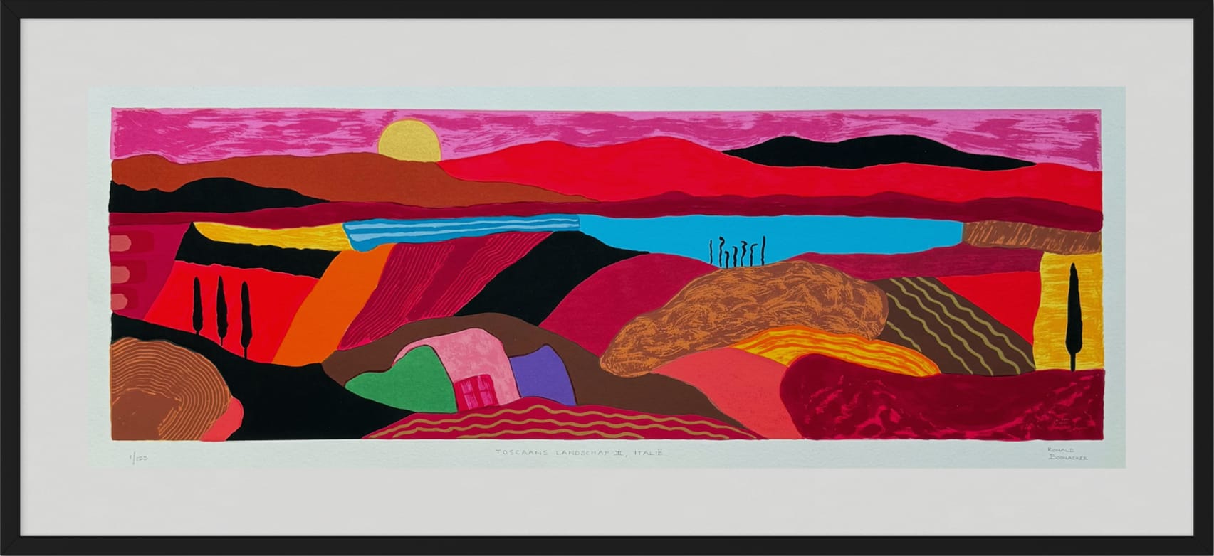 ronald boonacker toscaans landschap III ronald boonacker toscaans landschap III