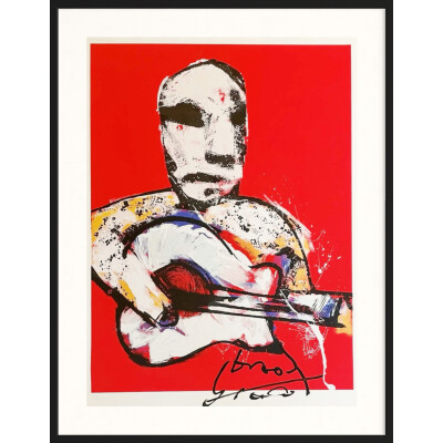 herman brood flamenco zeefdruk