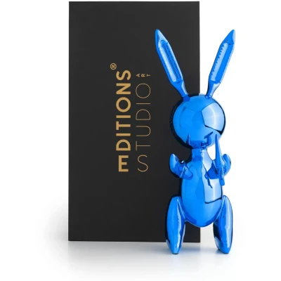 balloon rabbit blue
