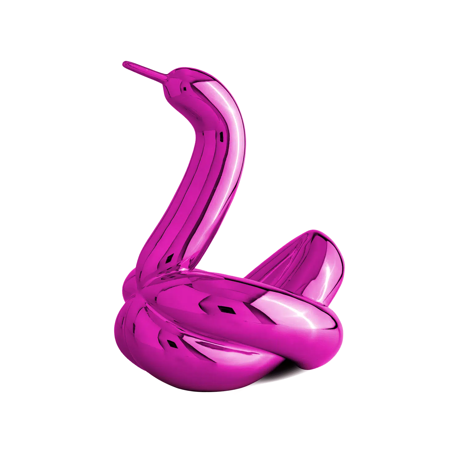 balloon swan pink