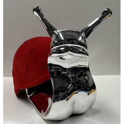 Love Snail Red / Silver