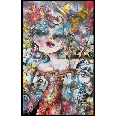 schilderij vrouw guy olivier