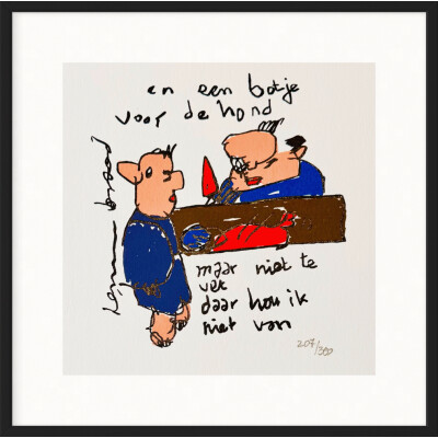 herman brood en een botje voor de hond