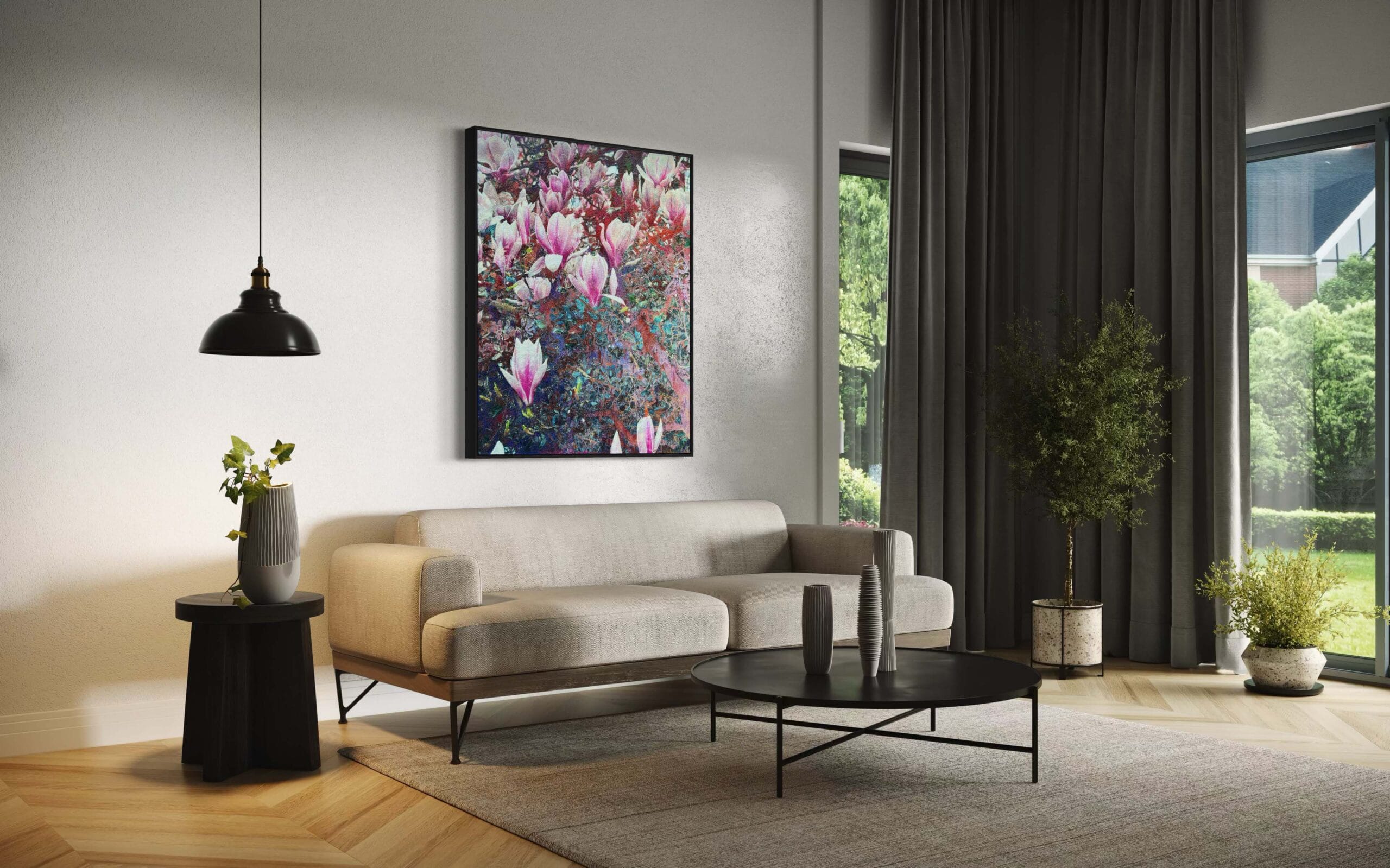 Moderne kunst voor woonkamer kiezen